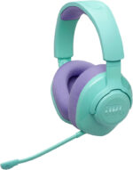 JBL Quantum 360 Wireless Over-Ear Gaming Headphones with 2.4GHz/Bluetooth Dual Wireless Connection, 22H Battery, Multiplatform Compatible, Detachable Mic with Mute Option, in Black - Image 4