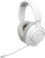 JBL Quantum 360 Wireless Over-Ear Gaming Headphones with 2.4GHz/Bluetooth Dual Wireless Connection, 22H Battery, Multiplatform Compatible, Detachable Mic with Mute Option, in Black - Image 2