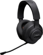 JBL Quantum 360 Wireless Over-Ear Gaming Headphones with 2.4GHz/Bluetooth Dual Wireless Connection, 22H Battery, Multiplatform Compatible, Detachable Mic with Mute Option, in White - Image 3