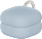 Case Cover for Sony LinkBuds Fit - Easy Clip-On Ring, Personlise your Headphones, Only for LinkBuds Fit - Ash Blue