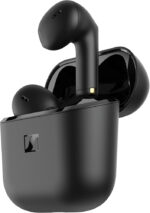 Sennheiser ACCENTUM Open Wireless Earbuds - Open Ear Buds Design, Dynamic Sound & Bluetooth 5.3, IPX4 Splash Protection, Up To 28HR Playtime, USB-C Charging Case, For Music, Phone Calls, Travel, Black