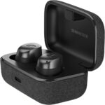 Sennheiser MOMENTUM True Wireless 4 Smart Wireless Earbuds, Bluetooth 5.4, Crystal-Clear Sound, Noise Cancelling Earbuds, Comfortable Design, Up to 30 HR Playtime, Adaptive ANC, Auracast, White Silver - Image 4
