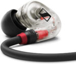 Sennheiser IE 100 PRO BLACK In-Ear Monitors | Dynamic 10mm Broadband Transducer for Powerful, Precise Monitoring | 1.3M Cable & S/M/L Silcone Adaptors Included | Black (508940) - Image 2