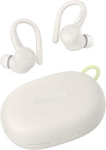 Belkin SoundForm ActiveFit Wireless Earphones with Built-in Microphone, USB-C Fast Charging, 36H Battery Life, IP54 Water Resistance - Bluetooth Earbuds for iPhone, iPad, Galaxy, Pixel, & More - Black - Image 2