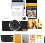 Kodak Mini Shot 2 Retro 4PASS Instant Camera and Portable Photo Printer 2-in-1, 5.3×8.6 Centimeters Instant Prints, 38 Sheet Bundle, White - Image 4