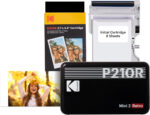 KODAK Mini 2 Retro 4PASS Mobile Photo Printer 5.3 x 8.6 cm Pack of 38 Sheets Black
