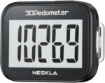 3D Pedometer for Walking, Simple Step Counter with Large Digital Display, Step Tracker with Removable Clip Lanyard, Accurately Track Steps for Men Women Kids Adults Seniors
