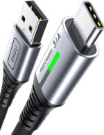 INIU USB C Charger Cable, 2m Type C Cable Fast Charging, Braided USB A to USB-C Phone Charger Cable USBC for iPhone 17 16 15 Pro Max, Samsung Galaxy S25 S24 Ultra, Pixel 10, iPad Air Switch Steam etc. - Image 5