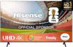Hisense 43" 43E6QTUK 4K Ultra HD Smart TV AI TV - 4K UHD, Hi-View AI Engine, Precision Colour, AI Smooth Motion, Sports Mode with Freely, Disney +, YouTube, Netflix