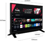 Toshiba 24" WV2553DB HD Ready Smart VIDAA TV, HDR, Freely, Disney plus, Prime Video, Netflix, Dolby Audio, Works with Alexa, Works with Google Assistant, VIDAA Voice 2025 - Image 4