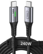 INIU 240W USB C to USB C Charger Cable, [2-Pack 2m] PD Type C Charge Cable, Super Fast Charging USB C Cable for iPhone 17 16 15 Pro Max Plus, MacBook iPad Air, Samsung S25 S24 Ultra, Steam Deck etc. - Image 2