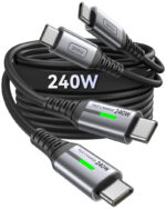 INIU 240W USB C to USB C Charger Cable, [2-Pack 2m] PD Type C Charge Cable, Super Fast Charging USB C Cable for iPhone 17 16 15 Pro Max Plus, MacBook iPad Air, Samsung S25 S24 Ultra, Steam Deck etc. - Image 4