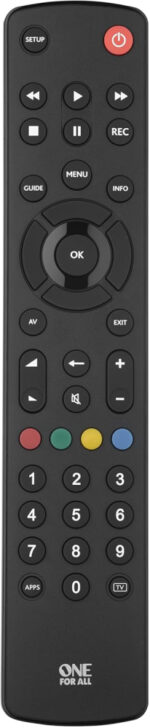 One For All Contour TV Universal Remote - Control of TV/Smart TV - Guaranteed to work with all manufacturer brands - Learning remote control - URC1210 - Image 2