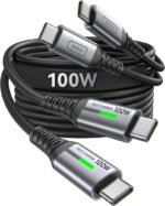 INIU USB C Cable, [2m] 100W Fast Charging USB C to USB C cable, Nylon Braided Phone Charger Type C Data Cord for iPhone 17 16 Pro Max, MacBook, iPad Air, Samsung S25 S24 Ultra, Google Pixel 9, Xiaomi - Image 2
