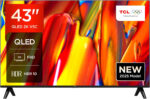 TCL 43V5C-UK 43Inch Full HD Smart QLED Direct LED TV with Android TV​ & HDR - Compatible with Google Cast & Google Home, Slim Design