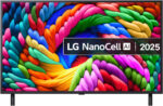 LG 43NANO90A6B 43-Inch NANO AI 4K Smart TV (webOS 25 Platform with AI Concierge, alpha 7 AI Processor 4K Gen8, Game Optimiser & ALLM, 60Hz) [Model 2025]