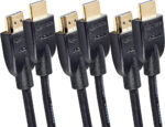 Amazon Basics HDMI Cable, 6ft, 4K@60Hz, High-Speed 4K HDMI 2.0 Cord (18Gbps), 2160p, 48 bit, Compatible with TV/PS5/Xbox/Roku, Black - Image 3