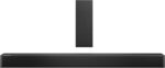 Hisense HS2100, 2.1 CH Soundbar, 240W max audio power,Dolby Audio, DTS Virtual:X, Ultra-slim wireless subwoofer, TV Mode, EzPlay