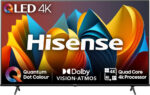 Hisense 50" 50A7QTUK QLED Smart AI TV - 4K Direct Lit Viewing, Quantum Dot Colour, Hi-View AI Engine, Built in Subwoofer, Dolby Vision, Dolby Atmos with with Freely, Disney +, YouTube, Netflix - Image 5