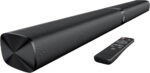 GarageRock Sound Bar for TV, Soundbar 2-in-1 Detachable Sound Bars with Auto Volume Boost for Clear Sound, TV Speakers with 3 EQ Modes, Bluetooth 5.3/ARC/Opt/AUX Connection for PC/Gaming/Projectors