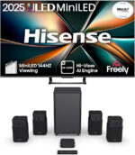 Hisense 50" 50U7QTUK MiniLED QLED 144Hz Smart AI TV - Hi-View AI Engine, 144Hz Game Mode PRO, 2.1 Channel, Dolby Atmos, Quantum Dot Colour, Anti-Reflection with Freely, Disney +, YouTube, Netflix - Image 2