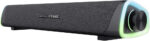Trust Gaming GXT 1619 Rhox RGB Illuminated Soundbar, PC Speakers, 12W Peak Power, USB Powered Sound Bar, 3.5mm Jack, Plug and Play, Stereo PC Soundbar for Desktop, Laptop, Computer – Black/Grey - Image 2