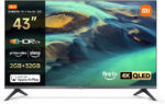 XIAOMI TV F Pro 43, 43 Inch (101 cm), 4K UHD QLED, Smart TV, Fire TV, HDR10+, MEMC, Alexa Voice Control, 2GB+32GB, Works with Apple AirPlay