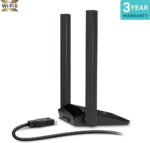 TP-Link Archer TX20U Plus WiFi Dongle, AX1800 High Gain Wireless wifi 6 USB wifi Adapter for PC, Dual Antennas Dual-Band USB 3.0 Wi-Fi dongle, Low Latency, Supports Windows 10/11, Highly Secure WPA3 - Image 2