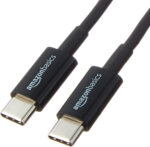 Amazon Basics USB-C to USB-C 2.0 Fast Charger Cable, 480Mbps Speed, USB-IF Certified, for Apple iPhone 16/15, iPad, Samsung Galaxy, Tablets, Laptops, 1.8 m, Black