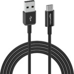 Amazon Basics USB-C to USB-A 2.0 Fast Charger Cable, 480Mbps Speed, USB-IF Certified, for Apple iPhone 16/15, iPad, Samsung Galaxy, Tablets, Laptops, 0.9 m, Black - Image 3