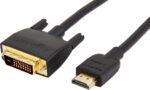 Amazon Basics HDMI-A to DVI (Male) Adapter Cable, Bi-Directional 1080P, Gold-Plated, 0.9 m, Single Pack, Black - Image 4
