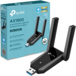 TP-Link Archer TX30U Plus AX1800 USB WiFi Dongle for PC, 6 Dual Band WiFi Adapter for PC with 2 Adjustable Antennas,3.0,MU-MIMO and OFDMA,Encryption Security,Plug and Play