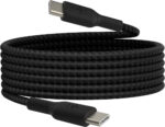 Belkin BoostCharge (6.6ft) Braided USB-C to USB-C Cable for iPhone 16, iPhone 16 Pro, iPhone 16 Pro Max, iPhone 16 Plus, iPhone 15, Galaxy S24, S23, Note10, Pixel 9, Pixel 8, iPad Pro & More - White - Image 3
