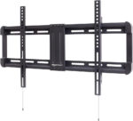 Amazon Basics Low-Profile TV Wall Mount With Horizontal Post-Installation Levelling For 81.2 - 218 cm TVs, Black