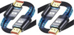 10K 8K HDMI Cable 2.1, HDMI Cables Available in 0.5M,1M, 2M, 3M, 5M, 6M, 7.5M Lengths for Selection,Ultra HD Cable High-Speed Lead 48Gbps, HDMI Cables (8K@60Hz) Supports Dynamic HDR, eARC, Dolby Atmos - Image 3