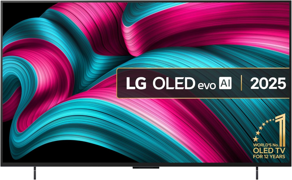 LG OLED42C55LA 42-Inch OLEDevo AI 4K UHD Smart TV, (α9 AI Processor Gen7, Dolby Atmos, Freeview Play and Think Assemble Alexa, 120Hz) [Model 2025]