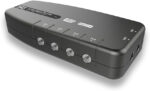 Signal Booster, SLx TV Amplifier Four Output 27820BMR - Improve Picture Quality And Channel Reception - Boost Your HD TV/FM/DAB Signal. 4 Way - For HD and Freeview, Grey