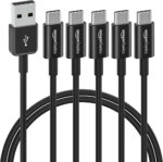 Amazon Basics USB-C to USB-A 2.0 Fast Charger Cable, 480Mbps Speed, USB-IF Certified, for Apple iPhone 16/15, iPad, Samsung Galaxy, Tablets, Laptops, 1.8 m, Black - Image 5