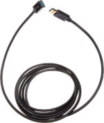 Amazon Basics USB-A 3.0 Extension Cable, 4.8Gbps High-Speed, Male to Female Gold-Plated Connectors, 3 m, Black
