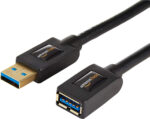 Amazon Basics USB-A 3.0 Extension Cable, 4.8Gbps High-Speed, Male to Female Gold-Plated Connectors, 3 m, Black - Image 3