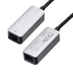 Amazon Basics USB-C to Gigabit Ethernet Adapter - Aluminum, USB 3.1 Type-C to RJ45, 10/100/1000 Mbps, Plug and Play, Compact Portable Design, Grey - Image 4