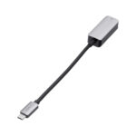 Amazon Basics USB-C to Gigabit Ethernet Adapter - Aluminum, USB 3.1 Type-C to RJ45, 10/100/1000 Mbps, Plug and Play, Compact Portable Design, Grey - Image 5