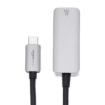 Amazon Basics USB-C to Gigabit Ethernet Adapter - Aluminum, USB 3.1 Type-C to RJ45, 10/100/1000 Mbps, Plug and Play, Compact Portable Design, Grey - Image 2