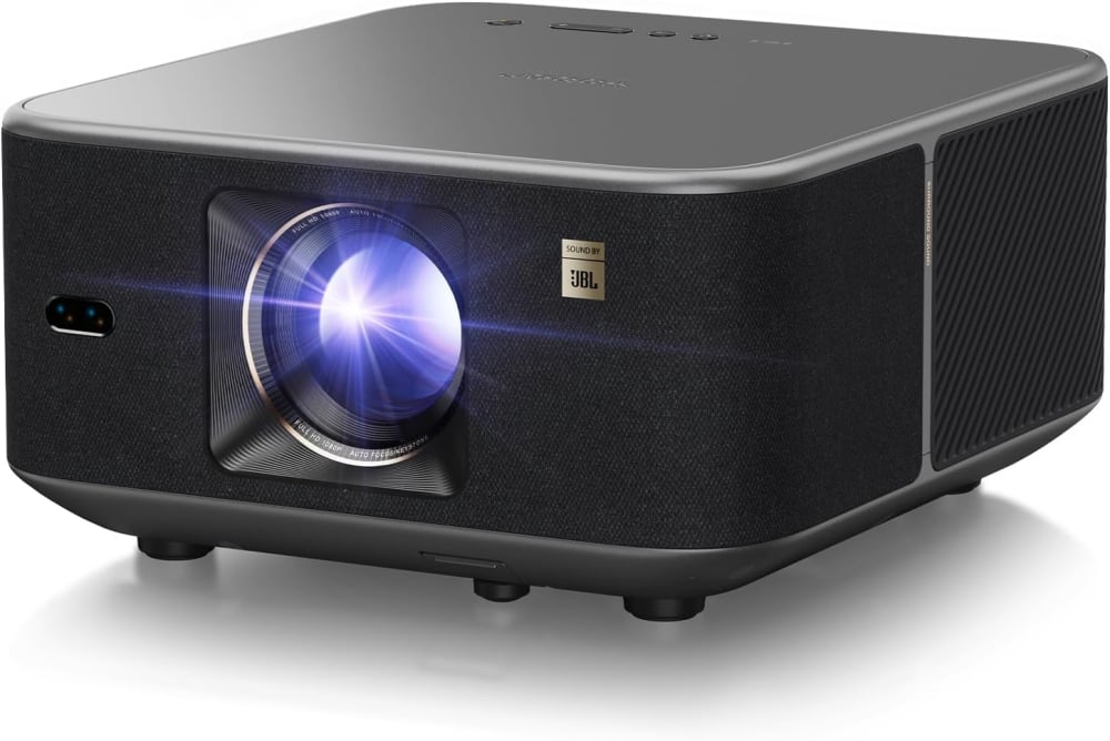 Google TV & Sound by JBLSmart Projector with 30W Speaker Sound by JBL, Dolby Audio, Yaber PROJECTOR K3 with WiFi6 and Bluetooth, Auto Screen Adaptation, Netflix 7000+app, Projector for Home&Outdoor