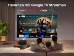 Google TV & Sound by JBLSmart Projector with 30W Speaker Sound by JBL, Dolby Audio, Yaber PROJECTOR K3 with WiFi6 and Bluetooth, Auto Screen Adaptation, Netflix 7000+app, Projector for Home&Outdoor - Image 3