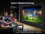 Google TV & Sound by JBLSmart Projector with 30W Speaker Sound by JBL, Dolby Audio, Yaber PROJECTOR K3 with WiFi6 and Bluetooth, Auto Screen Adaptation, Netflix 7000+app, Projector for Home&Outdoor - Image 2