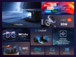Google TV & Sound by JBLSmart Projector with 30W Speaker Sound by JBL, Dolby Audio, Yaber PROJECTOR K3 with WiFi6 and Bluetooth, Auto Screen Adaptation, Netflix 7000+app, Projector for Home&Outdoor - Image 5