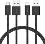 Belkin 2-Pack Braided USB-A to USB-C Cable 5ft, 15W - Soft, Flexible Fast-Charging Cable, Type C Charger Cord for iPhone 17 & 16 Series, Galaxy S25, Pixel 10, iPad Pro, & More - White - Image 2