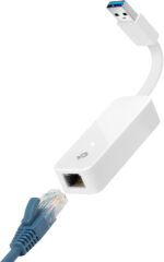 TP-Link UE300C USB C to Ethernet Adapter, USB 3.0 Type-C to RJ45 Gigabit Ethernet Network Adapter for Ultrabook, Chromebook, Laptop, Desktop, Plug & Play for Nintendo Switch, Windows 10&8.1, Linux OS - Image 2
