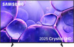 Samsung 50" U8000F, Crystal Processor 4K, 4K Upscaling, Q-Symphony, Knox Security, Metal Stream Design, 2025